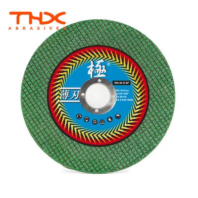 China Iron Metal Working Stone Grinding Stone Abrasives 4inch Metal Cutting Disc 80m/s for sale