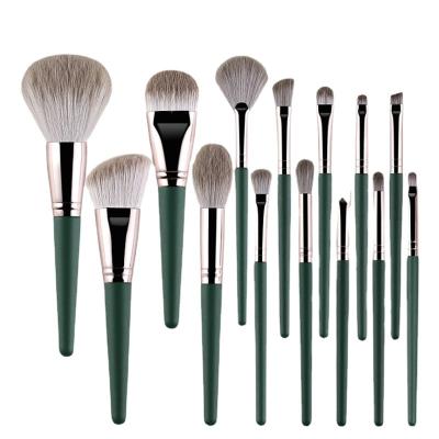 China Angular Blush Cheap Synthetic Fiber Luxury Private Label Makeup Brushes for sale