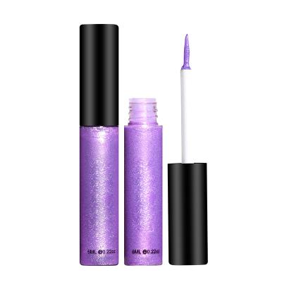 China Glitter Waterproof Wholesale Private Label Colorful Shiny Liquid Eyeliner for sale