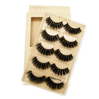 China Private Label Makeup Mink Fluffy Eyelashes False Eyelash Super Soft Strip for sale