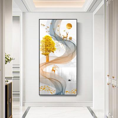 China High resolution modern Nordic simple custom printed aluminum alloy photo frame art decorations are used for bedroom home decoration for sale