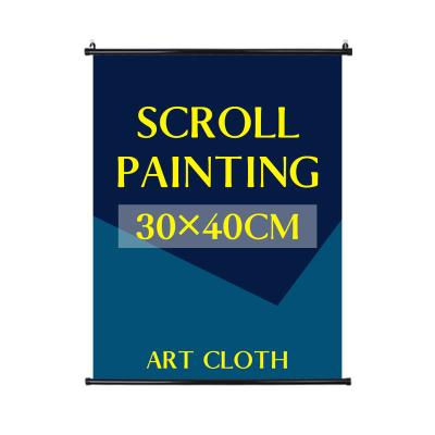 China Wholesale High Resolution Printing Custom Order Wall Cloth Scroll Painting Decoration Poster Spray Paint Bedroom Home Decoration for sale