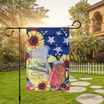 China High Resolution Original Camping Banner Summer Weather Garden Banner Camper 12 x 18 inch Outdoor Decorative Banner for sale