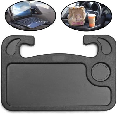 China Universal Portable Car Steering Wheel Desk Eating Dining Auto Table Tray for Laptop Work Food for sale