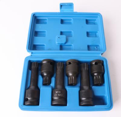 China 6pc Spline Impact Bit Socket Tool Set 1/2