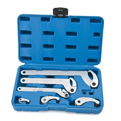 China Adjustable Hook & Pin Wrench Spanner Tool Kit 8pc Set-Bicycle, Bike, Motorcycle Suspension Collar, Nut Adjustment for sale