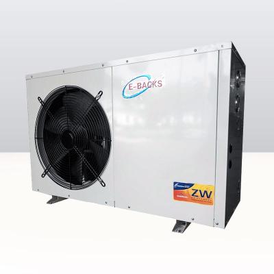 China R410A Heater Hot Water Air Apartment Heating / Cooling Air Source To Water DC Inverter Heat Pump for sale