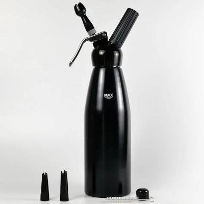 China Outdoor Aluminum Soda Siphon Soda Water Maker 1.0l Round Siphon for sale