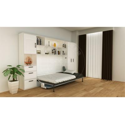 China (Others) wall bed murphy bed space saving home furniture bed rooms (Others) and wardrobe berths adjustable modern horizontal wall mounted smart adjustable furniture for sale