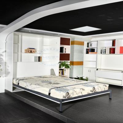 China Automatic Modern Adjustable Motor Manufacturer Automatic Modern Adjustable Metal Pull Out Single White Convertible Wall Bed Murphy Bed Vertical Electric Motor Driven for sale