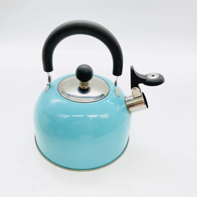 China Stocked Kettle Stainless Steel Metal Material Water Kettle Boiling Water Easy-to-clean Kettle for sale