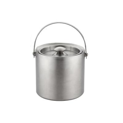 China Viable Factory Directly Sell Portable Ice Bucket Stainless Steel Material Ice Bucket Cooler for sale