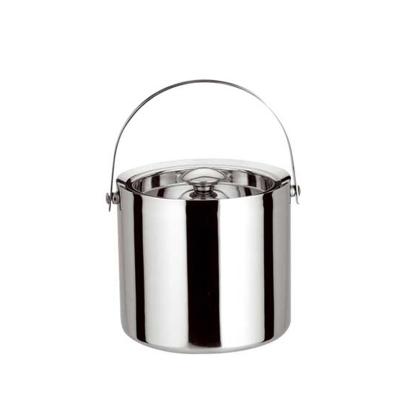 China Double-Wall Stainless Steel Sustainable Insulated Ice Bucket With Lid for sale