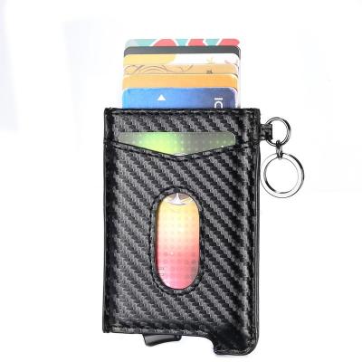 China Hot Trend Fashion Selling Fashion RFID Blocking Automatic Automatic Card Wallet Unisex Credit Card for sale