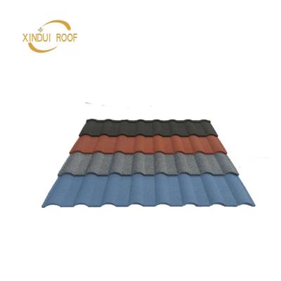 China Industrial Supply High Quality Stone China Metal Coated Roof Tiles Steel Roofing Shingles for sale