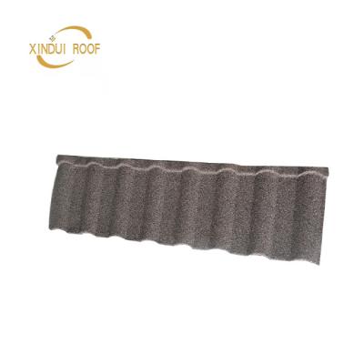 China Factory industrial supply 50 years warranty coated roof tile zinc roof tile metal stone for sale