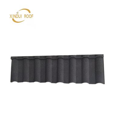 China Weight Coated Industrial Stone Metal Roof Tile Metal Roof Tiles 0.4mm Corrugated Galvanized for sale