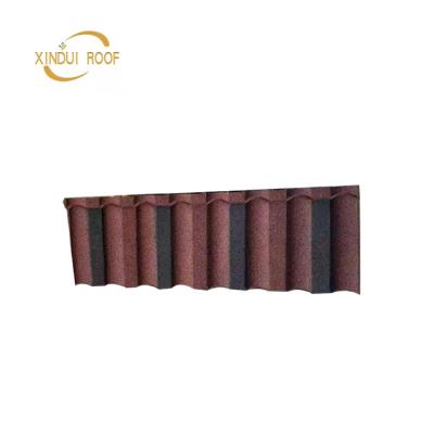 China Industrial Roof Tiles Chinese 0.3-0.5mm Metal Roofing Tile Color Stone Coated Metal Roof Tiles for sale