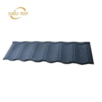 China Industrial Factory Direct Supply Stone Coated Color Roofing Tiles 0.4mm 50 Years Warranty Metal Roof Tiles Brazil for sale