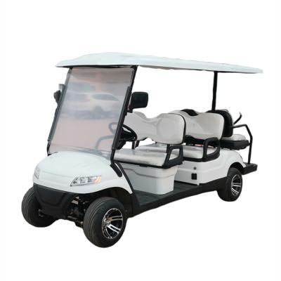 China 4+2 Seater Golf Buggy For Guided Cars Golf Cart / Electric Golf Cart Brands 10 Inch for sale