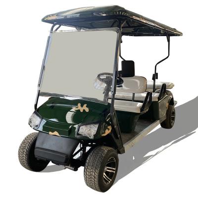 China Cheap Smart Controller Motorized Golf Carts Electric Golf Cart 4 Seater 10 Inch for sale