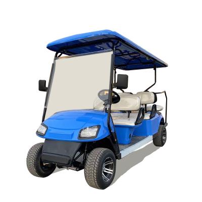 China Hot Sale 4 Seater Electric Golf Cart Golf Car Built In China 10 Inch for sale