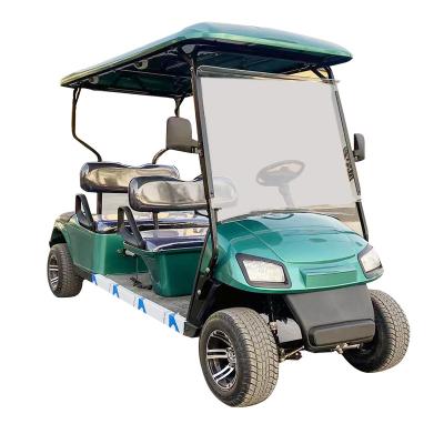 China China Manufacture Best 4 Seaters Electric Golf Cart Low Price 10 Inch for sale