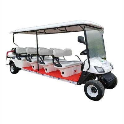 China North American Most Popular 2022 New Design OEM Logo 4 Wheel 10 Seats Electric Golf Carts 10 Inch for sale