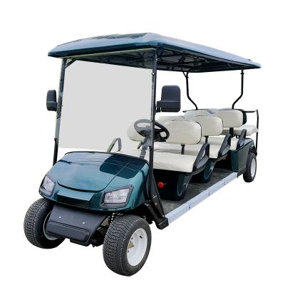 China The best choice of 6+2 Seat electric golf cart made in China 10 inch for sale