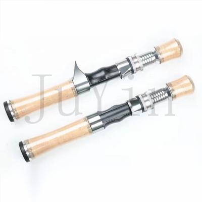 China Durable Set of JUYIN DIY Cork Wheel Seat Lure Pole Cork Handle Set Ice Fishing Rod Raft Fishing Rod Handle for sale