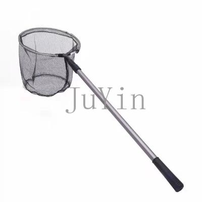 China JUYIN Net Rod Spot Rod Pocket Durable Fishing Net Portable Folding Object Big 3 Meters Fish Gear Aluminum Alloy Fishing Net for sale