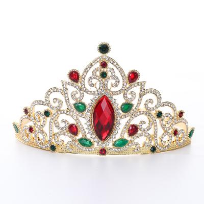 China Crown Crystal Diamond Tiara Crown For Ladies High Quality Tiara Fashion Luxury Wedding Bridal Hair Accessories for sale