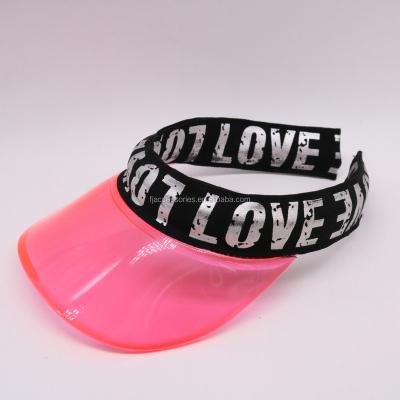 China Character new arrival uv protection outdoor activity and sports plastic tpu sun visor hat sun visor for sale