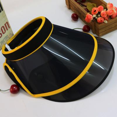 China Soft Sun Visor Summer Beach Sun Visor Hat Wide Brim Anti-UV Big Hat For Sunshade for sale