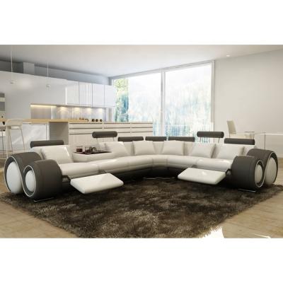 China Modern Leather U-Shaped Sectional Sofa Living Room Sofa Leather Sofa for sale