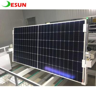 China ESUN OEM Grade A solar power panel 182mm-cell 144Half mono solar panel 182mm-cell 144Half panel fotovoltaici PV panel 166mmx166mm for sale