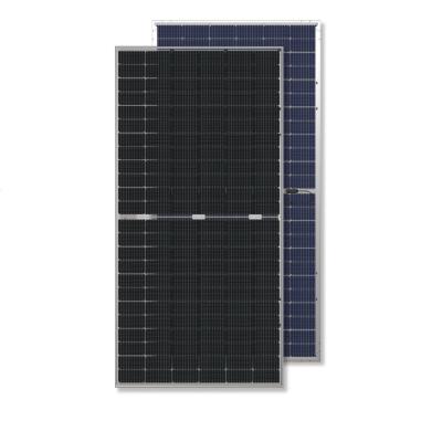 China JETION Solar Panels 455W 450W 445W 440W Half-Cell 9BB 144Cells Mono Bifacial Glass PV Modules Double 158.75mmx158.75mm for sale