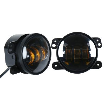 China Matrix Cast Aluminum ACTEAM Anti Fog Light Yellow Led Angel Eye Fog Light Motorcycle Housing Headlight Anti Collasion Rear Tail Lead for sale