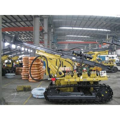 China Building Material Stores Pneumatic-Hydraulic Rail Mounted Drilling Rig for sale