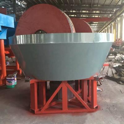 China Gold Grinding China Pan Mill High Quality Wet Pan Mill Machine For Gold Used In Mauritania for sale