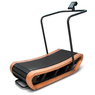 China Factory direct sale wooden curved treadmill of commercial hot fitness equipment for sale