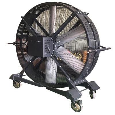 China 2022 Universal Hot Sale YJ-9001 Commercial Fan For Gym Equipment Commercial Fitness Floor Fan Plywood Tube Steel Case Optional 150kg for sale