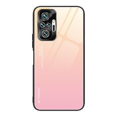 China Anti-drop applicable to redmi Note10 K40 anti-drop phone protection X3 gradient custom glass phone case for sale