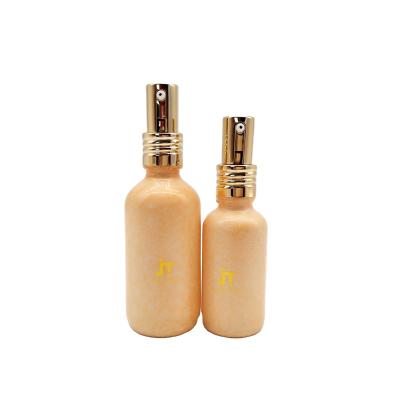 China China Chemical Luxury Custom Colored Slant Shoulder Bottle Set Cosmetic Spray Bottle For Sale for sale