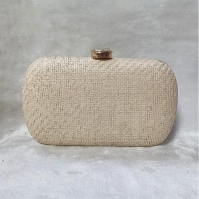 China Good Quality Factory Directly Good Quality Straw Purse Wedding Clutch Handmade Evening Clutch Bags for sale