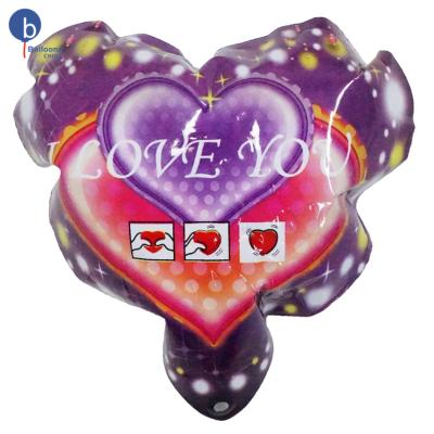 China Gift Toy Inflatable Helium Heart Shape Love Foil Balloon Wedding Valentines Day Party Decoration for sale