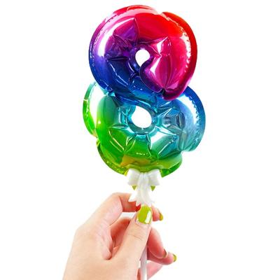 China Festival Gift Toy Wholesale Mylar Christmas Printing Number For Balloons for sale