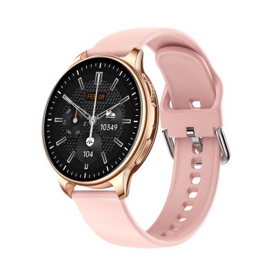 China MP3 Sports Watch Monitor Playback Y22 24 Hour Round Screen Smart Watch 2022 Rotary Encoder Reloj Smart Watch BT Call Message Reminder for sale