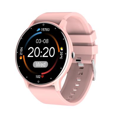 China MP3 playback ZL02D around smart watch women heart rate health monitor reloj exercise call message reminder sports smart watch for sale