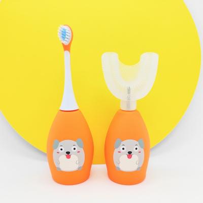 China ABS+PP+DuPont Manufacturer Wholesale Cartoon Toothbrush Soft Electric Toothbrush Child Electric Toothbrush China Power Battery Automatic Soft Waterproof Parts for sale